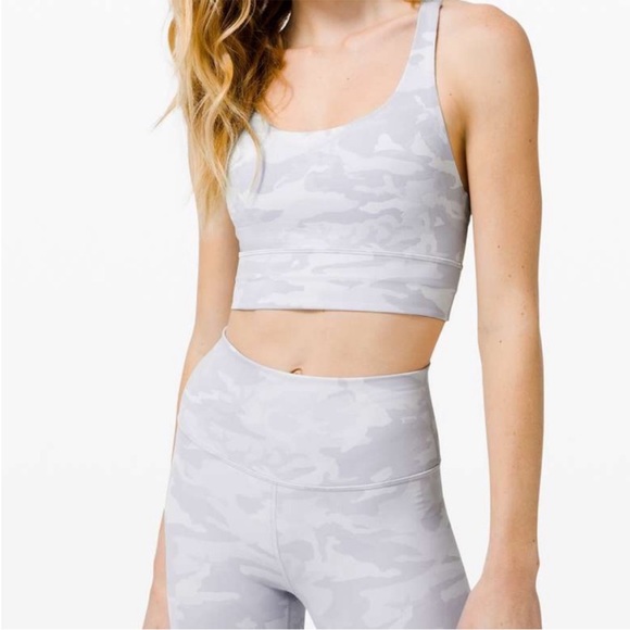 lululemon athletica Other - Lululemon Energy Longline Bra in Incognito
Camo SZ 6